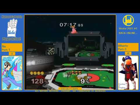 UCLA Melee Winter '22: Nu vs Alberto (SALTY SUITE)