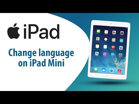 How to change language on Apple iPad Mini?