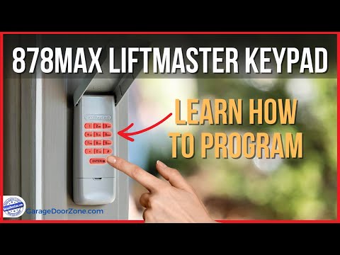 878MAX keypad programming