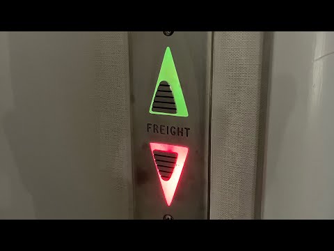 Pristine Westinghouse Traction Elevator with Triangle Buttons!