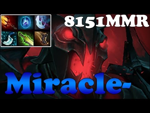 Dota 2 - Miracle- 8151MMR TOP 1 MMR in the World Plays Shadow Fiend vol 9 - Ranked Match Gameplay