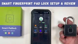 Smart Fingerprint Pad Lock Setup & Review