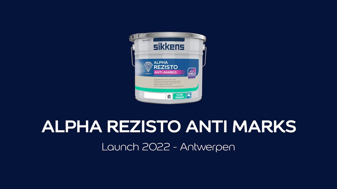 Sikkens Alpha Rezisto Anti Marks Launch 2022 - Antwerpen