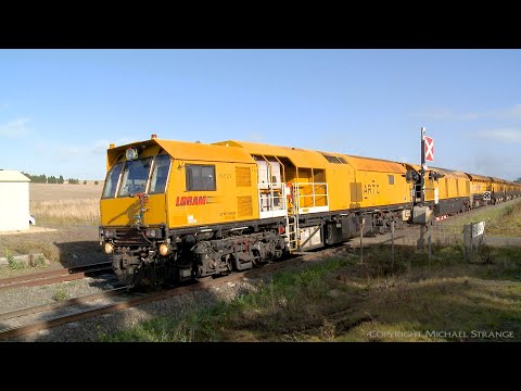 ARTC LORAM MMY529 "RG419" Rail Grinder At Railway Crossing  (26/5/2021) - PoathTV Australian Trains