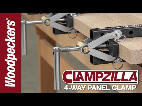 Perfect Clamping with Clampzilla 4-Way Panel Clamp