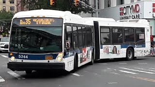 MTA: 2012 NovaBus LFSA Articulated Low Floor [5344] Bx35 bus