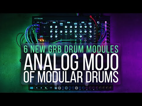 Classic vibes and analog mojo in 6 drum modules from GRB || Modular DEMO