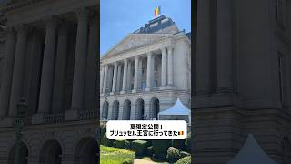 夏限定!ブリュッセル王宮の中が豪華すぎた🇧🇪#shorts #ベルギー #ブリュッセル #海外赴任