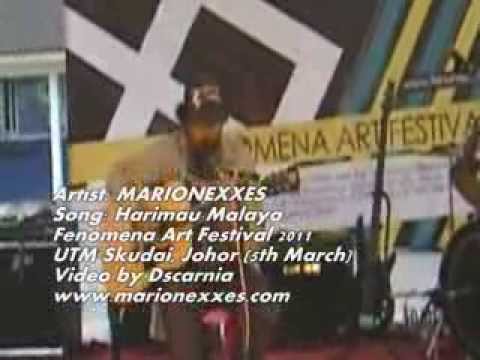 MARIONEXXES - Harimau Malaya (Busking LIVE Fenomena Art Festival 2011) - UTM Skudai