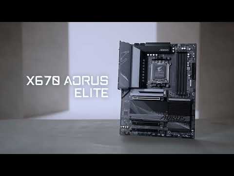 Pagrindinė plokštė Gigabyte AORUS X670E MASTER video