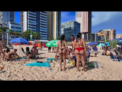 IPANEMA BEACH Posto 10 Volleyball Walk Rio de Janeiro 2026 🌴 Heavy Crowded Sand [4K] 🌊