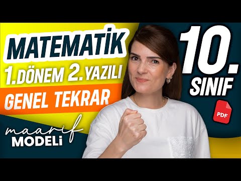 10. Sınıf Matematik 1. Dönem 2. Yazılıya Hazırlık | Genel Tekrar | Yeni Müfredat Maarif Modeli