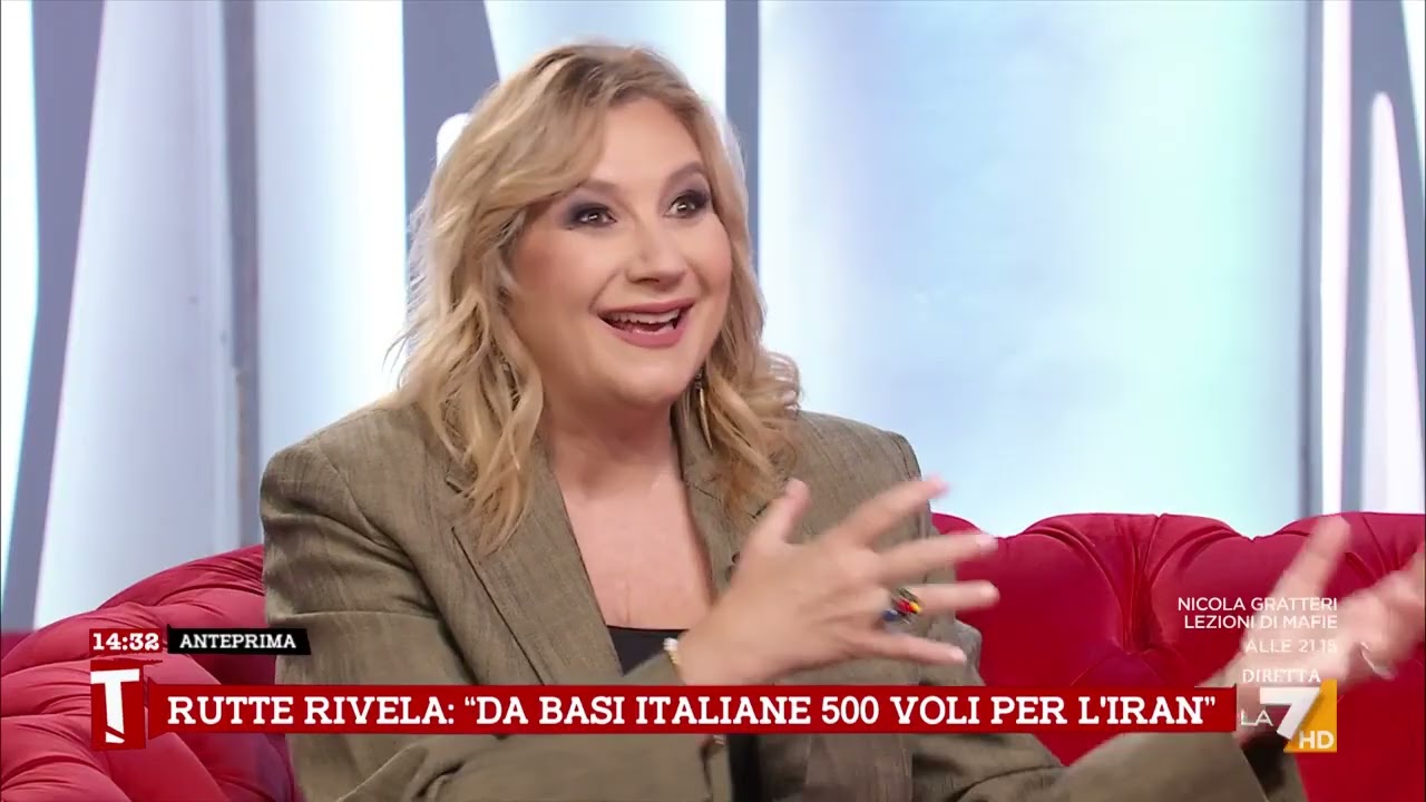 Epic Fury, Serena Bortone: "O mente Meloni, o mente Rutte"