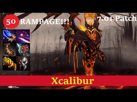 Xcalibur Shadow Fiend Rampage! 7.01