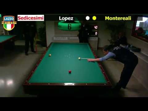 Lopez vs Montereali - Tabellone Finale Gara Nazionale CSB New Club 93 Roma - 12/20 Novembre 2016