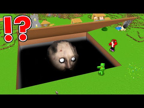 JJ and Mikey Discover Hidden Underworld in Minecraft Village