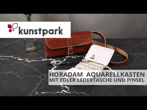 Schmincke HORADAM Aquarellkasten mit Ledertasche - Produktvorstellung