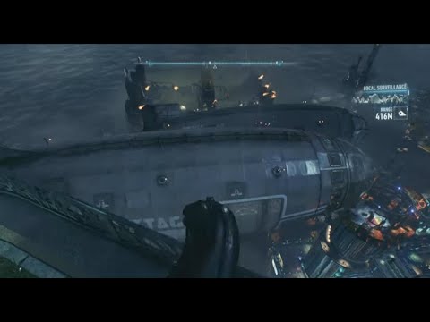 BATMAN: ARKHAM KNIGHT-Stagg Airship Alpha Riddler Trophies