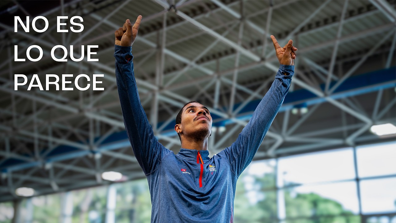 Entrevista en v&iacute;deo a Edu Moral, atleta paral&iacute;mpico, mientras realiza uno de sus entrenamientos junto a Marcos, su gu&iacute;a