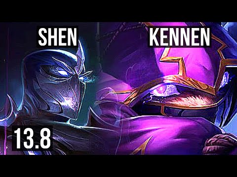 SHEN vs KENNEN (TOP) | 6/1/16, 700+ games | KR Master | 13.8