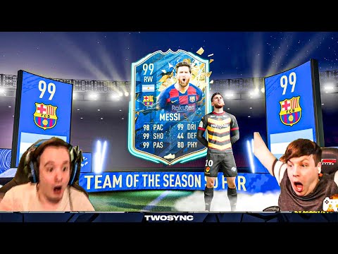 OMG I PACKED TOTS 99 MESSI WHAT!!! - FIFA 20 ULTIMATE TEAM PACK OPENING