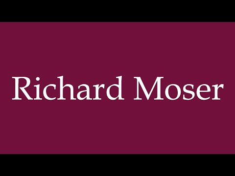 How to Pronounce ''Richard Moser'' Correctly in German