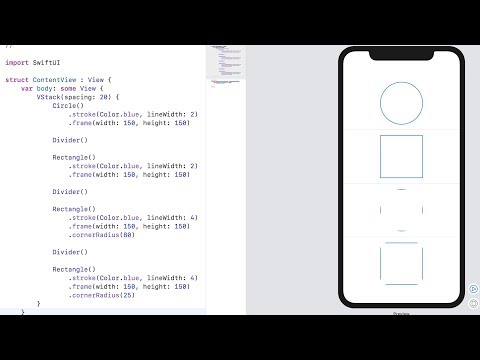 SwiftUI: Drawing Basic Outline Shapes