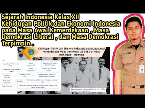 Sejarah Indonesia Kelas 12 Kehidupan Politik Ekonomi masa Demokrasi Liberal , Demokrasi Terpimpin