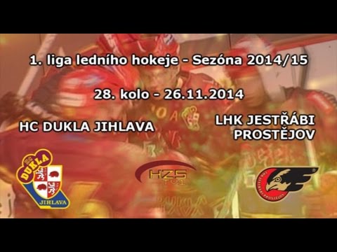 28. kolo (26.11.2014) Dukla Jihlava - LHK Prostějov