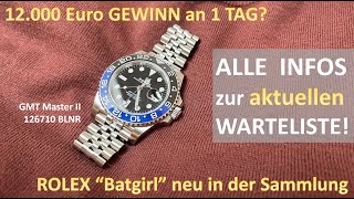 12.000 Euro Rendite an 1 Tag - Rolex "Batgirl" GMT Master II, 126710BLNR - Neu in der Kollektion!