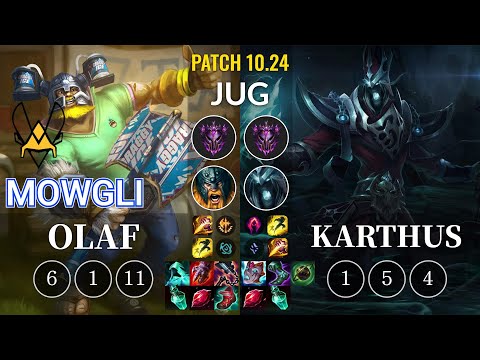 VIT Mowgli Olaf vs Karthus Jungle - KR Patch 10.24