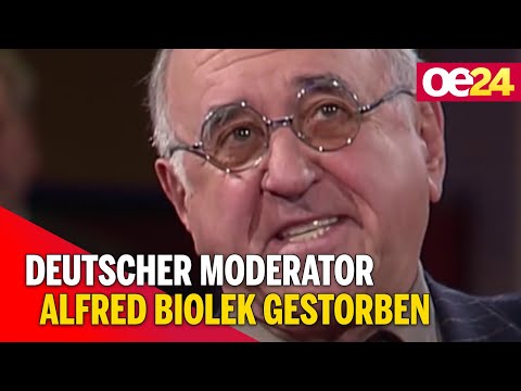 Deutscher Moderator Alfred Biolek gestorben