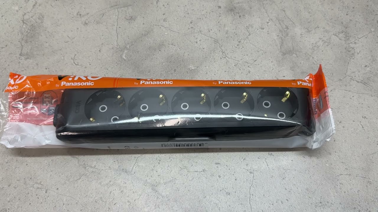 Колодка VIKO 5 гнезд с заземлением черная Multi-Let 90134500