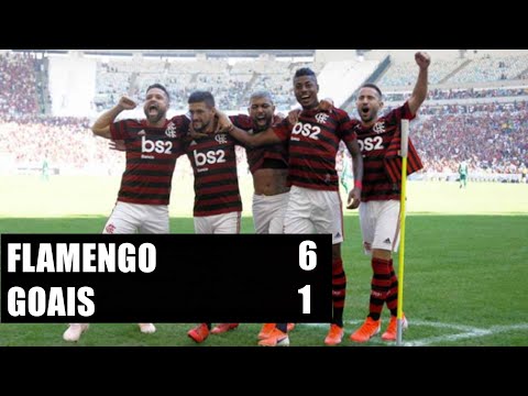 Flamengo 6 x 1 Goiás Brasileirão 2019 (HD) Hat-Trick De Arrascaeta