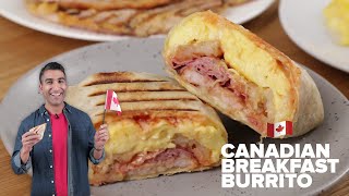 How To Make A Canadian Breakfast Burrito // Promoted by Dempster’s