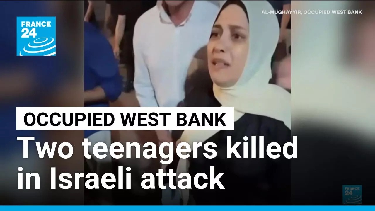 Two Palestinian teens killed in West Bank raid by Israeli settlers and army • FRANCE 24 English