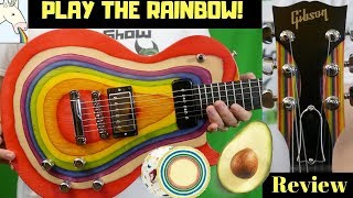 Video thumbnail for Avocado or Gobstopper Guitar? You Decide! 2013 Gibson Zoot Suit Les Paul Review + Demo by The Trogly's Guitar Show