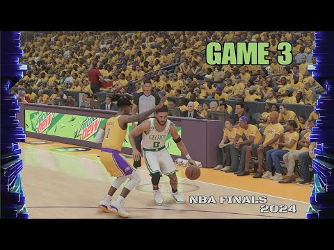 MODERN ERA NBA FINALS GAME 3 CELTICS & LAKERS (2K)