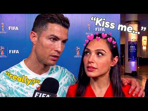 Celebrities can’t act normal around Ronaldo