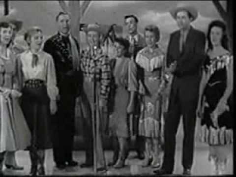 Johnny Bond , Wesley Tuttle & Joe Mathis sing The Blue Tail Fly on  Ranch Party ( (1957 )