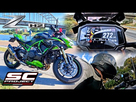 Kawasaki ZH2 *SC PROJECT* // 100-200 CRAZY SOUND & TOP SPEED