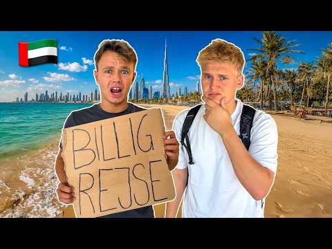 Vi forsøgte at lave en billig rejse til Dubai.