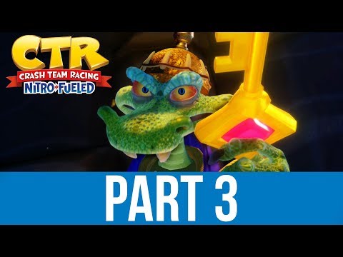 CRASH TEAM RACING NITRO FUELED Gameplay Walkthrough Part 3 - GLACIER PARK (Komodo Joe)