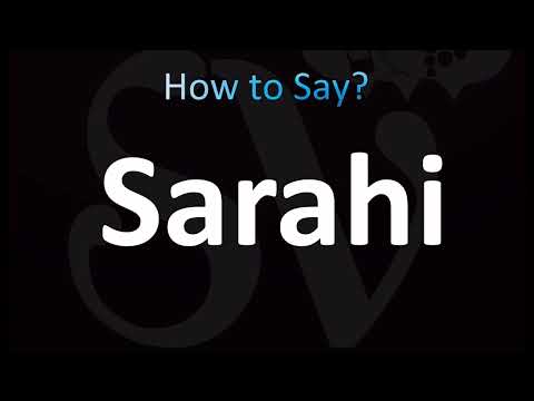 How to Pronounce Sarahi (CORRECTLY!)