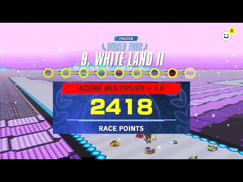 F-Zero 99 - How to Cheese White Land II in Frozen World Tour (2418 Points)