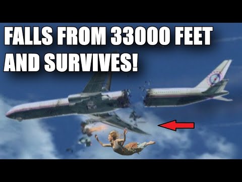 The Woman Survived From 33,333 Feet Fall From Airplane (Guinness world record)