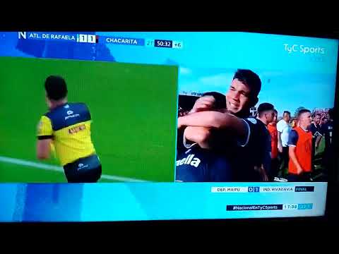 B NACIONAL 2023-ATLETICO DE RAFAELA 1-CHACARITA JUNIORS 1-GOL DE CLAUDIO BIELER (AR) 1 A 1.