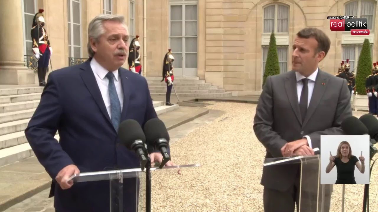 Alberto Fernández, desde Francia: "El Fondo Monetario tiene que escucharnos y ayudarnos"