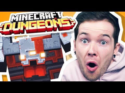 Reacting to NEW Minecraft DUNGEONS Gameplay! Video