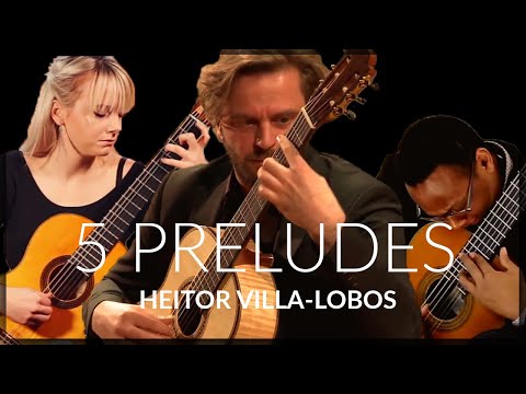 Five Preludes by Heitor Villa-Lobos | Siccas Guitars